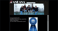 Desktop Screenshot of bandanaband.com