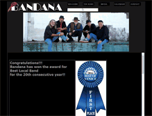Tablet Screenshot of bandanaband.com